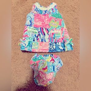 Lilly Pulitzer infant shift dress - Multi Lilly